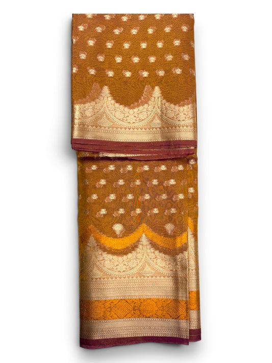 Banarasi Dhoop Chaon Tissue Silk