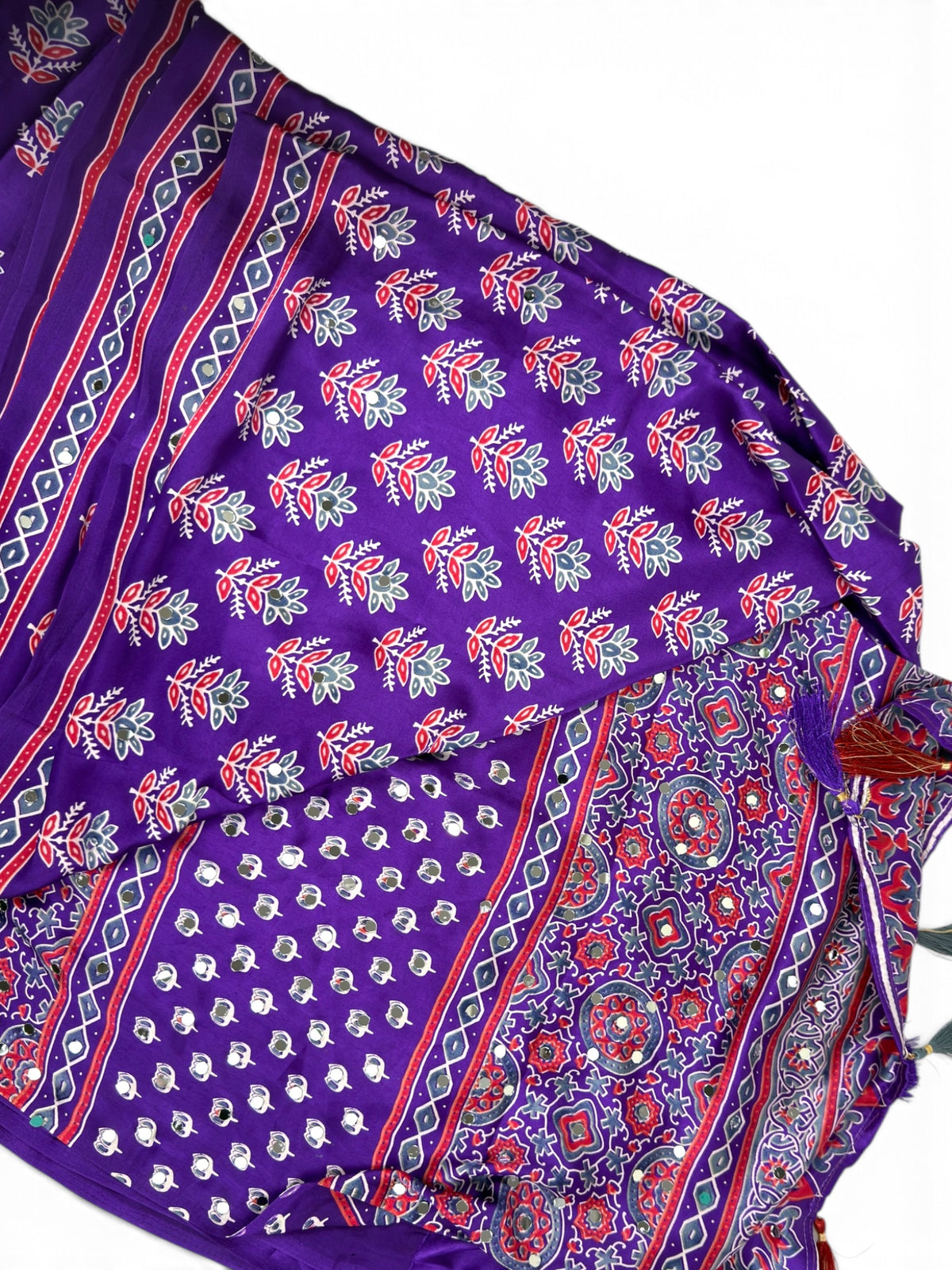 Ajrakh Satin Crepe