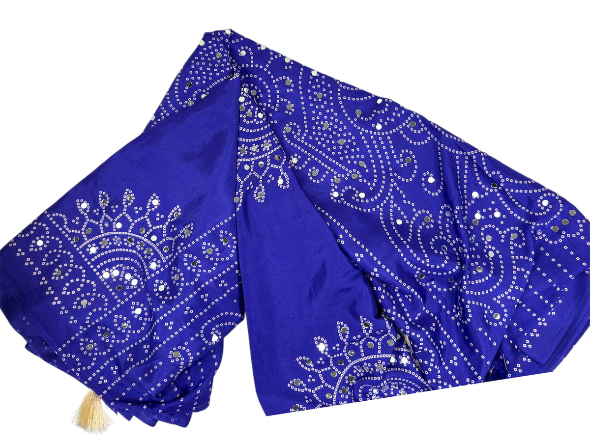 Ajrakh Satin Crepe