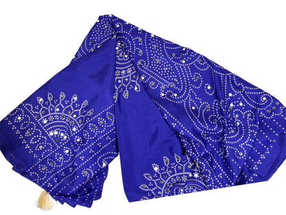 Ajrakh Satin Crepe