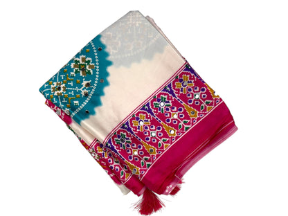 Ajrakh Satin Crepe
