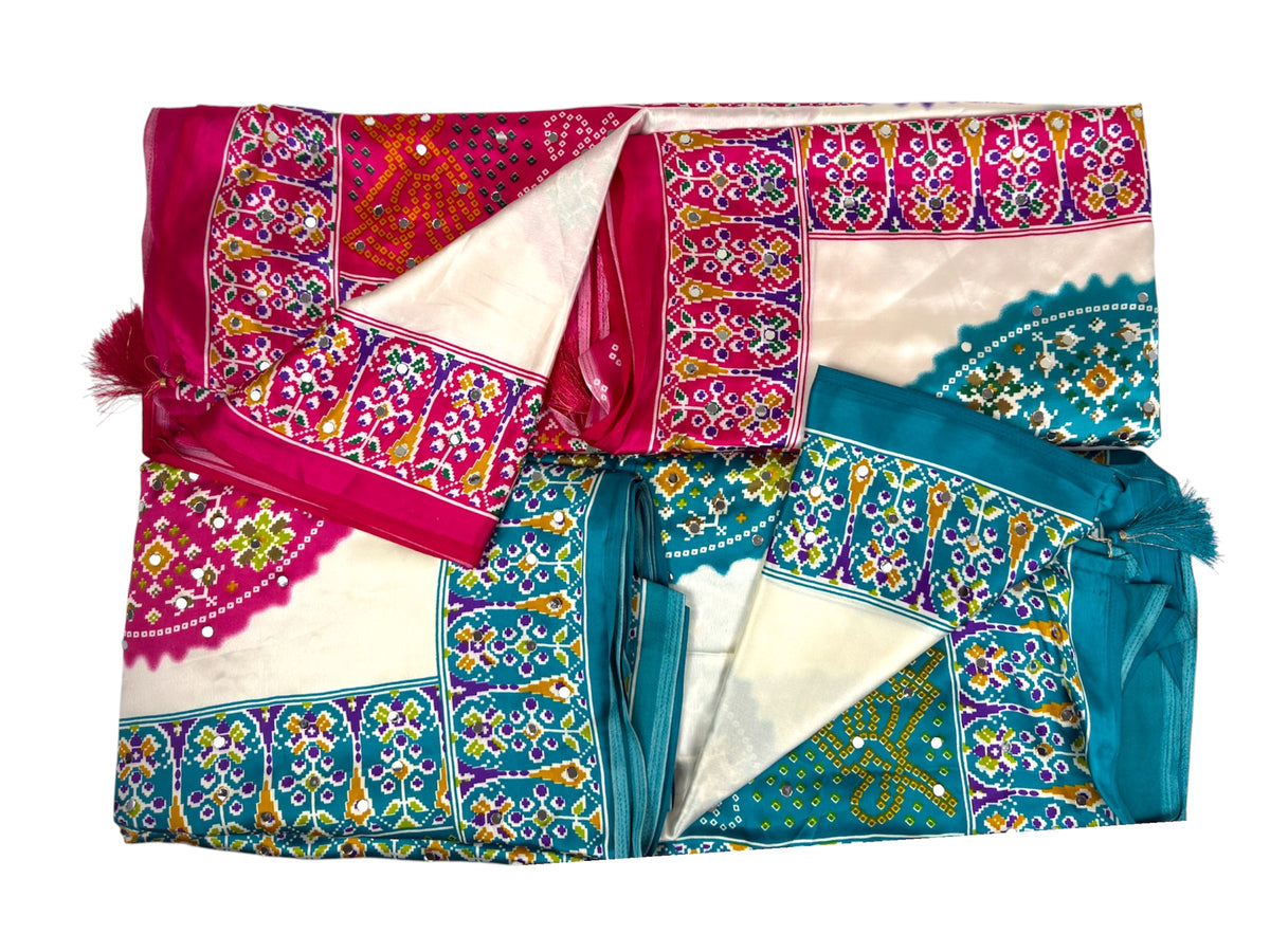 Ajrakh Satin Crepe