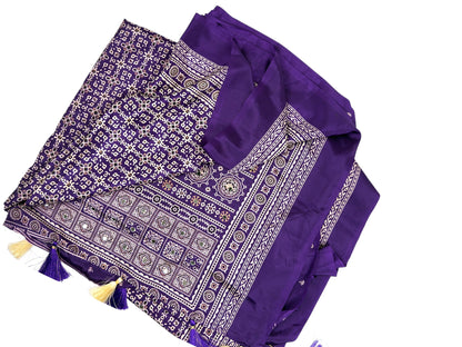Ajrakh Satin Crepe