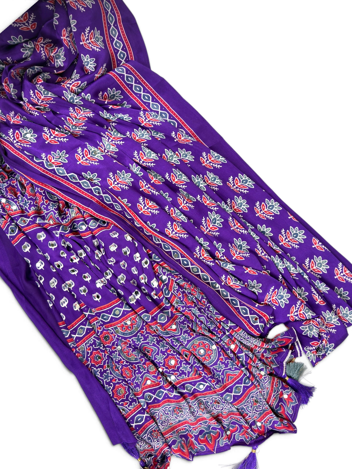 Ajrakh Satin Crepe