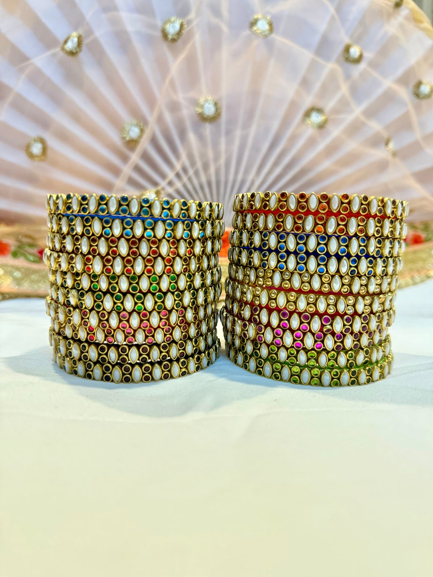 Pearl Silk Thread Bangles