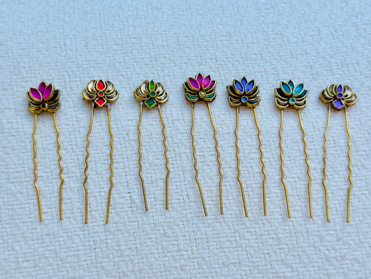 Lotus Hair Pins