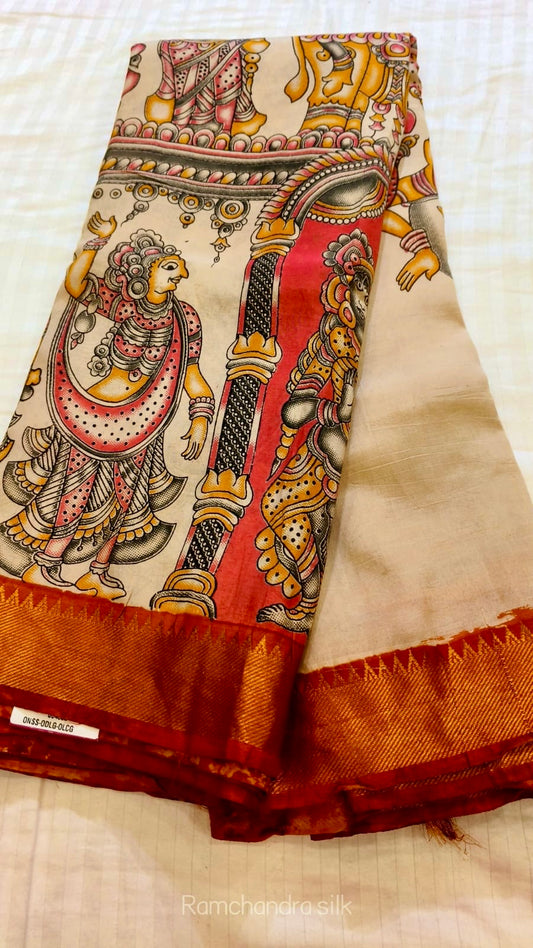 Chennur Silk Kalamkari